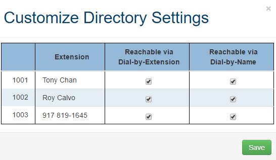 customize directory